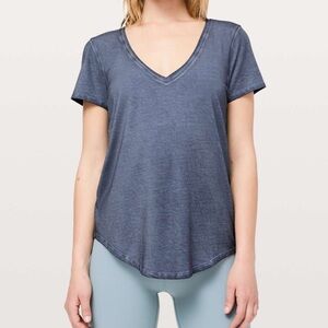 Lululemon Love Tee *Fade - Washed Moon Blue - Cotton Blend
